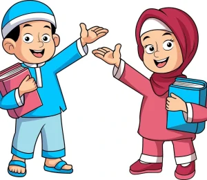 muslim-cartoon-mascot-illustration-free-vector